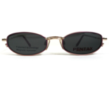 Pentax Eyeglasses Frames 9928 30 Purple Gold with Clip On Lenses 48-18-135 - $55.91