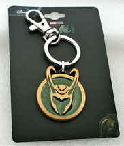 Disney Studios Loki Helmet Horns Marvel Comics Key Chain New NOS MOC - $13.82