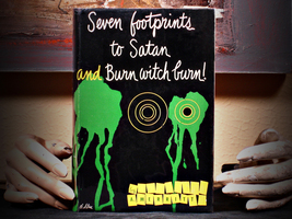 Seven Footprints To Satan &amp; Burn Witch Burn by A. Merritt, 1952 Printing, HC+DJ - £39.83 GBP