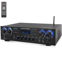 Pyle Bluetooth Home Audio Theater Amplifier Stereo Receiver 4 Channel 80... - £149.24 GBP