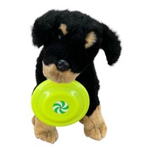 VTG 2000 Animated Plush Kids of America Dog Frisbe 12” Barks Pants Vibrates - £19.77 GBP