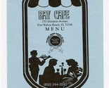 Bay Cafe Menu Alconese Ave Fort Walton Beach Florida 2002 - $17.82