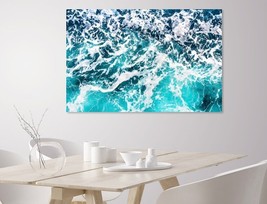 Sea Waves View Canvas Ocean Canvas Canvas Art Ocean Water Canvas Ocean Wall Art  - £37.10 GBP