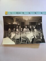 Photo Of Military Men Dining Japan Late 1940s Original - $4.95 Photo Of Military Men Dining Japan Late 1940s Original - $4.95