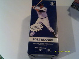KYLE BLANKS San Diego Padres BOBBLEHEAD &amp; Trading CARD 2010 - New in Box   - £25.96 GBP