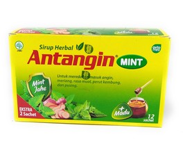 Antangin JRG Mint Herbal Syrup 12 sachets @ 15 ml, 3 Boxes - £77.85 GBP