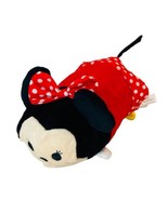 Disney Tsum Tsum Minnie Mouse Plush 12&quot; Stuffed Large Pillow Red Polka D... - $18.06 CAD