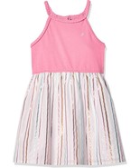 Girl Nautica Navy Blue Dress Summer Spring Fall Tank Dress Crisp Clean  ... - $294.33 MXN