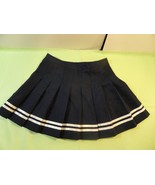 FOREVER 21 WOMENS LARGE SKIRT DARK BLUE PLEATED COSPLAY CHEER SEXY HALLO... - €20,09 EUR