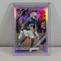 Darius Leonard Card #44 Silver Holo Prizm Colts 2019 Donruss Optic - £3.50 GBP