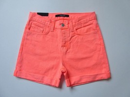 NWT J Brand Kennedy Short in Flamingo Low Rise Rolled Hem Shorts 25 $148 - $18.81