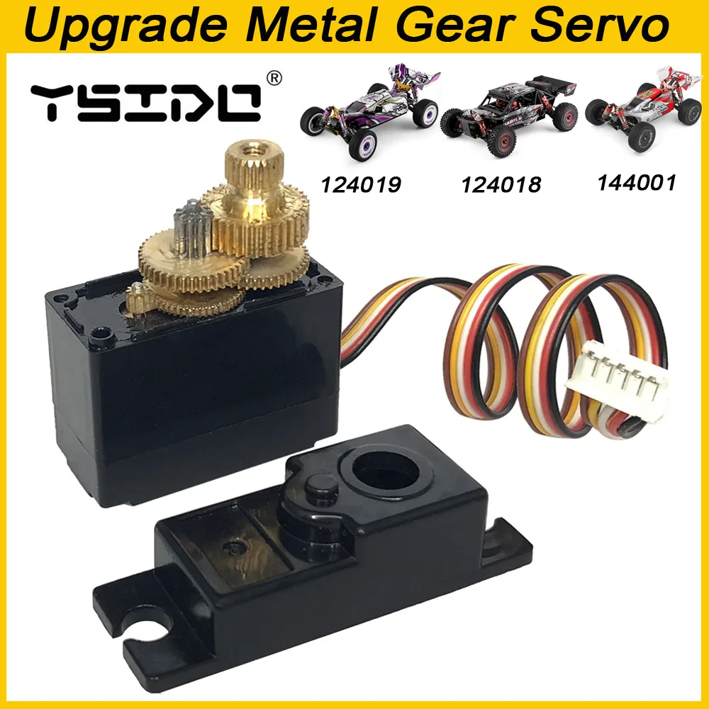 Upgrade Parts Metal Gear Digital Core Servo WLtoys 144001 124019 124018 RC Car - £9.67 GBP