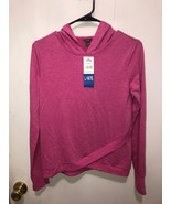 NWT Eddie Bauer Girls Large 14/16 Pullover Hoodie Sweatshirt w/ Thumbholes - €9,45 EUR