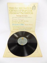 GEORGE GREELEY WORLD&#39;s TEN GREATEST PIANO CONCERTOS Vinyl Album WB1249 V... - £4.75 GBP