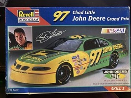 Revell Monogram 1:24 #97 Chad Little John Deere Grand Prix NASCAR Kit Open Box - £7.57 GBP