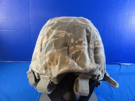 Usaf Abu Tiger Stripe Camouflage Mich &amp; Ach Helmet Cover Medium Large - £17.83 GBP