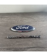 98-02 Ford Crown Victoria LX—Rear Trunk Nameplate Emblem &amp; Badge Set - $32.26 CAD