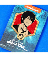 Avatar the Last Airbender Fire Nation Zuko Golden Glitter Enamel Pin Figure - £15.73 GBP