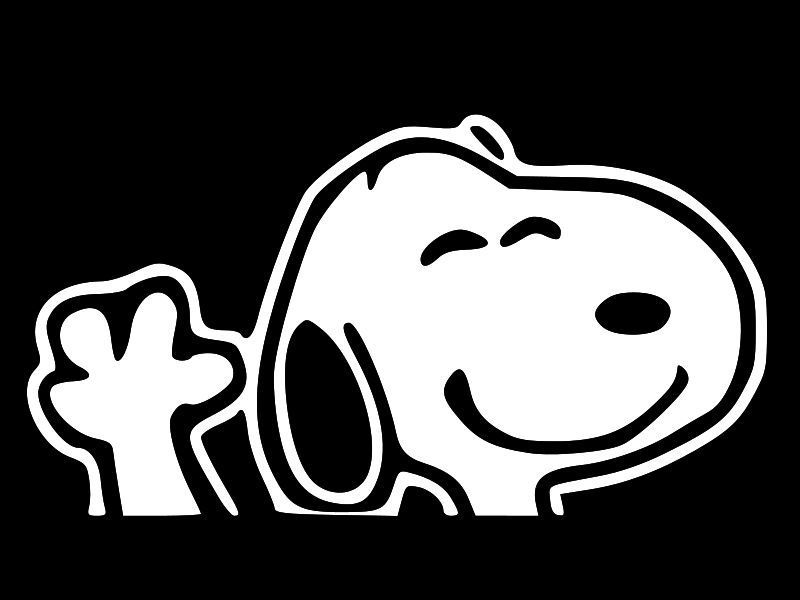 SNOOPY Charlie Brown Vinyl Decal Car Window Wall Sticker CHOOSE SIZE COLOR - $2.76 - $6.72