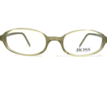 Hugo Boss Eyeglasses Frames HB1593 OL Clear Olive Green Oval Round 50-19... - £51.64 GBP
