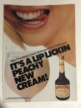 1987 Dekuyper Peach tree Cream Schnapps Vintage Print Ad Advertisement pa6 - £6.20 GBP