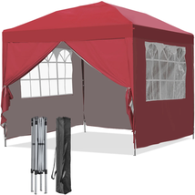 10X10 Ft Outdoor Pop up Canopy Tent Shelter W/ 4 Removable Side and Carr... - £24.38 GBP+