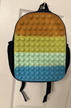Mini Pop  Back Pack Blue Backpack with Multicolor NEW - £16.63 GBP