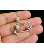 1Ct Round Cut D/VVS1 Diamond Eye Of Horus Pendant 14K Yellow Gold Over - €94,41 EUR
