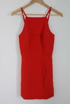 NWT French Connection 0 Flame Red Whisper Light Square Neck Tank Mini Dress - £40.85 GBP