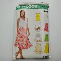 New Look Sewing Pattern 6569 Misses&#39; Skirts, Size A 8-10-12-14-16-18 Com... - $6.89