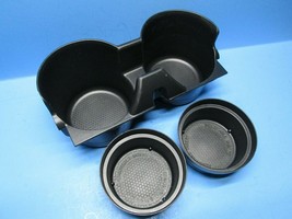 2004 2005 2006 Nissan Maxima Center Console Cup Holder two Inserts black... - $24.79