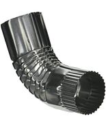 AMERIMAX HOME PRODUCTS RC63P3 3-Inch Galvanized Round Corrugated Elbow - $29.65 CAD