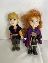 Disney Frozen 2 Petite Mini Dolls Lot Anna and Kristoff Figure Toys 6in ... - $19.80