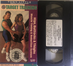 Tony Little-Target Training:Hips,Buttocks Thighs Reduction System(VHS 1993)RARE - £10.23 GBP