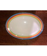Gibson China Oval Platter-Rainbow Design 8 1/2&quot; x 12&quot; - $27.35 CAD