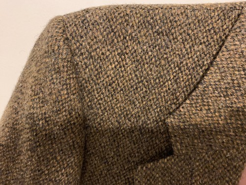Harris Tweed Rayas Espiguilla Chaqueta Americana Hombre Talla 42 Item image 3