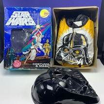 Ben Cooper mask costume Darth Vader 1977 star wars original box vintage ... - £75.36 GBP