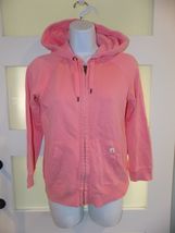 J. Crew Melon Full Zip Up Hoodie Jacket Size M Women's NWD - $31.50
