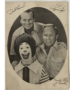Vintage Ronald McDonald Autographed promotional photograph - $163.56 CAD
