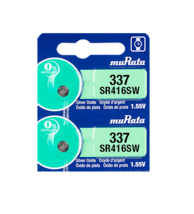 Murata 337 (SR416SW) Silver Oxide Watch Battery (2 Pack) - Replaces Sony... - $9.31