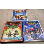 Lot 3 Animated DVD Disney Prep &amp; Landing~A Christmas Carol~B &amp;C Silent N... - $9.89