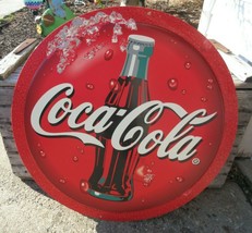  Vintage Coca Cola large Double Sided Sign Advertisement   - $185.72