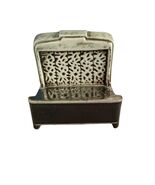 Vintage Ohio Foundry Ceramic Miniature Bench Dollhouse Furniture - $21.60