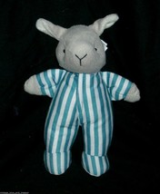 8&quot; Goodnight Moon Baby Gray Bunny Rabbit Stuffed Animal Plush Toy Doll Rattle - £15.18 GBP