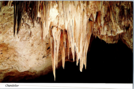 Chandelier Carlsbad Caverns National Park New Mexico Postcard. - £5.51 GBP