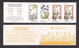 Australia: 1986 Alpine Wildflowers $1.00 Stamp Booklet. Ref: P0106 - $1.05