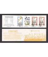 Australia: 1986 Alpine Wildflowers $1.00 Stamp Booklet. Ref: P0106 - €0,91 EUR