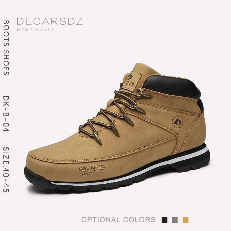 DECARSDZ Men&#39;s Boots 2024 New Man Fashion Shoes Man Comfy Outdoor Autumn &amp; Winte - £190.50 GBP