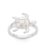 Sterling Silver Turtle Ring - White MOP - $83.87 CAD