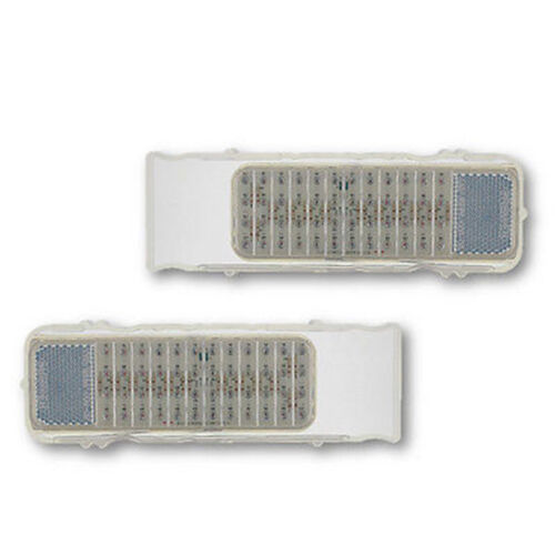 68 1968 Chevy Camaro Clear LED Rear Tail Brake Light Lamp Lenses & Flasher Pair Item image 3